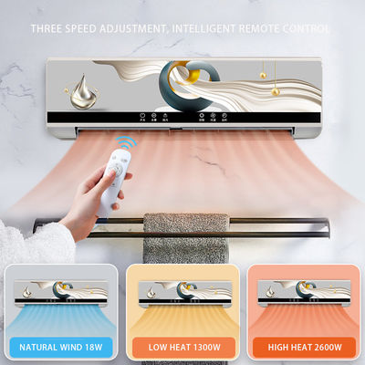QN-2000 Electric Bathroom Wall Mounted Heaters Infrared Installation 2000w