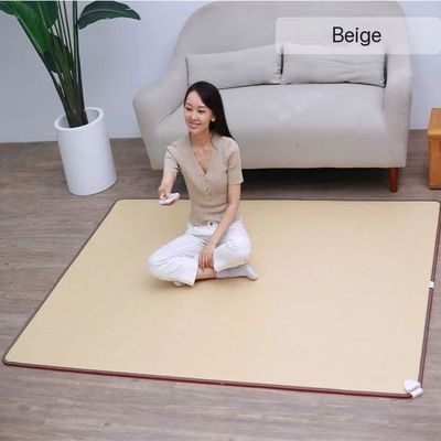 80*180 Folding Carbon Fiber Heated Far Infrared Ray Negative Ions Photon Electric Massage Mattress Pad