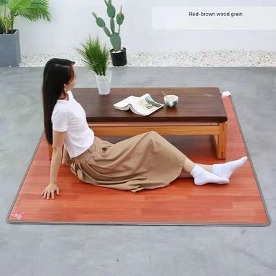 80*180 Folding Carbon Fiber Heated Far Infrared Ray Negative Ions Photon Electric Massage Mattress Pad