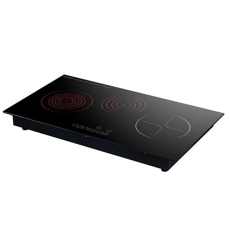National Multi Desk Drop-in Hot Plate IH 3 Burner Electrical Ceramic Hob Smart BBQ Electric Infrared Double Induction Cooker