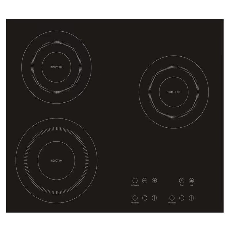 Made in Italy Design Ceramic Cooker Electric Stove DIAMOND 60 for Kitchen and Cooking