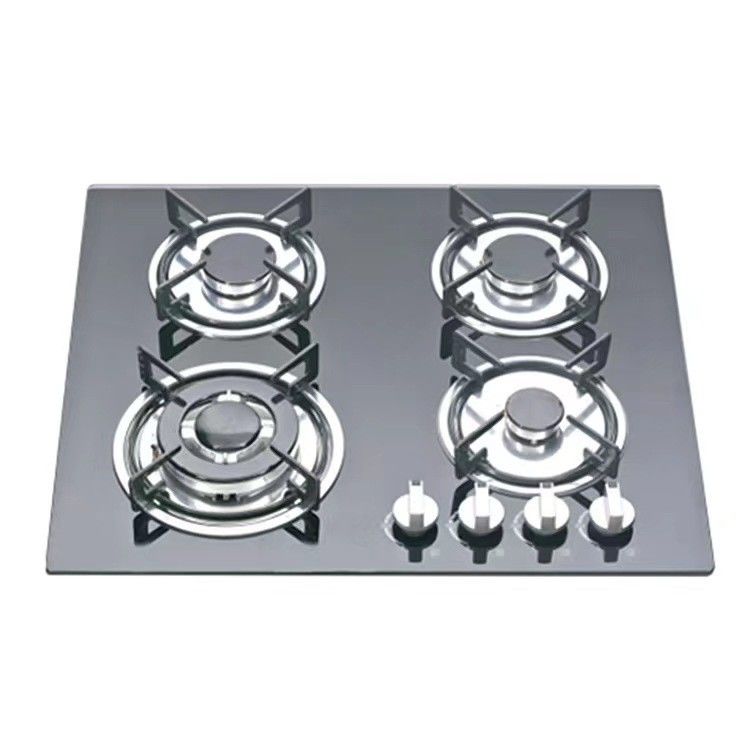 Metal Knob Household Stainless Steel Ring 2 Burner Gas Cooker Oven for Table Top Stove