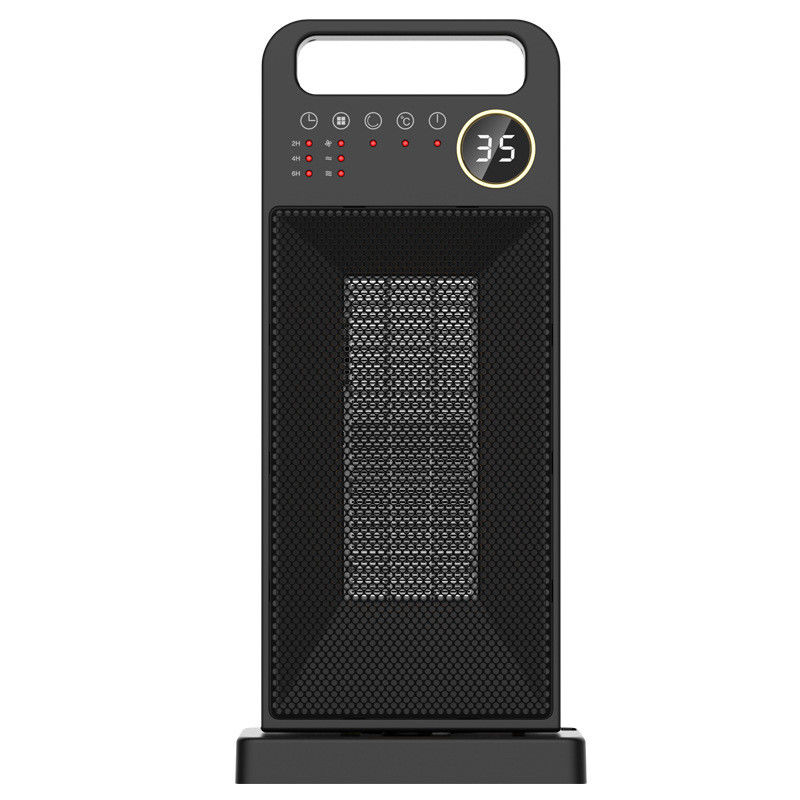 Touch Screen Electric Heating Portable PTC Ceramic Fan with Remote and Installation