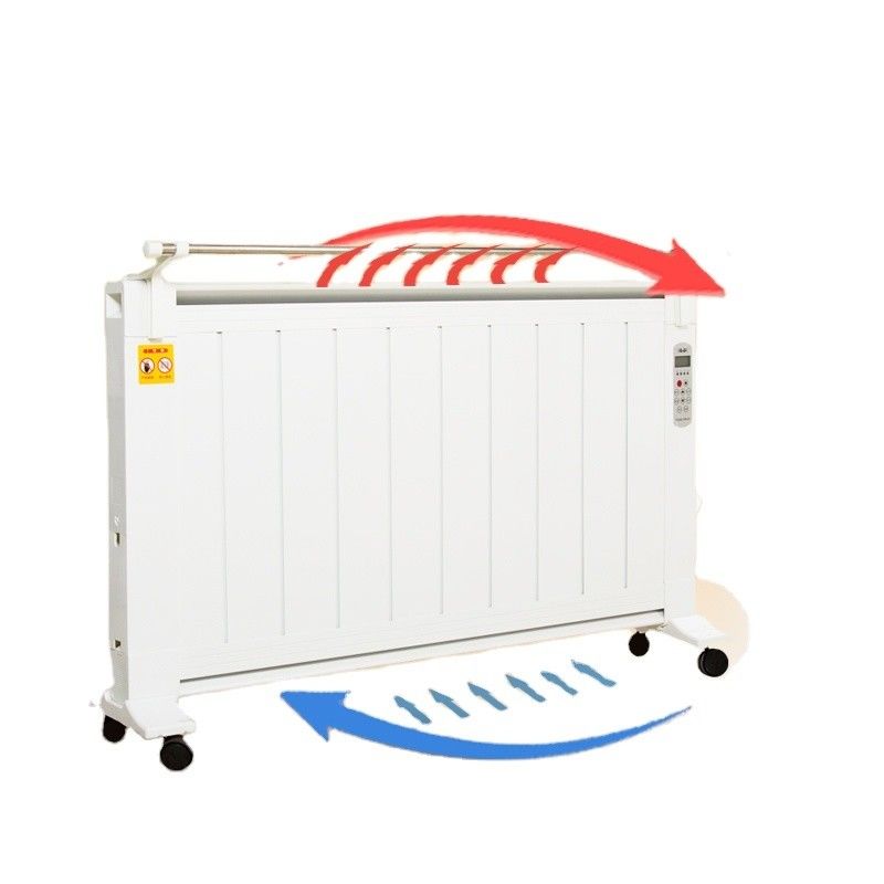 Electric LCD Display WiFi App Wall Mounted Bathroom Radiator Convection Heater 1600W 220V